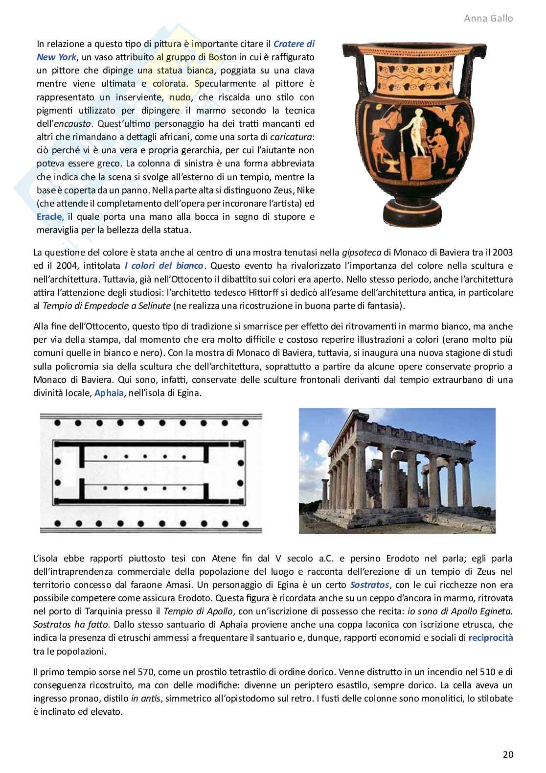Appunti completi corso di Archeologia e storia dell'arte greca Pag. 21