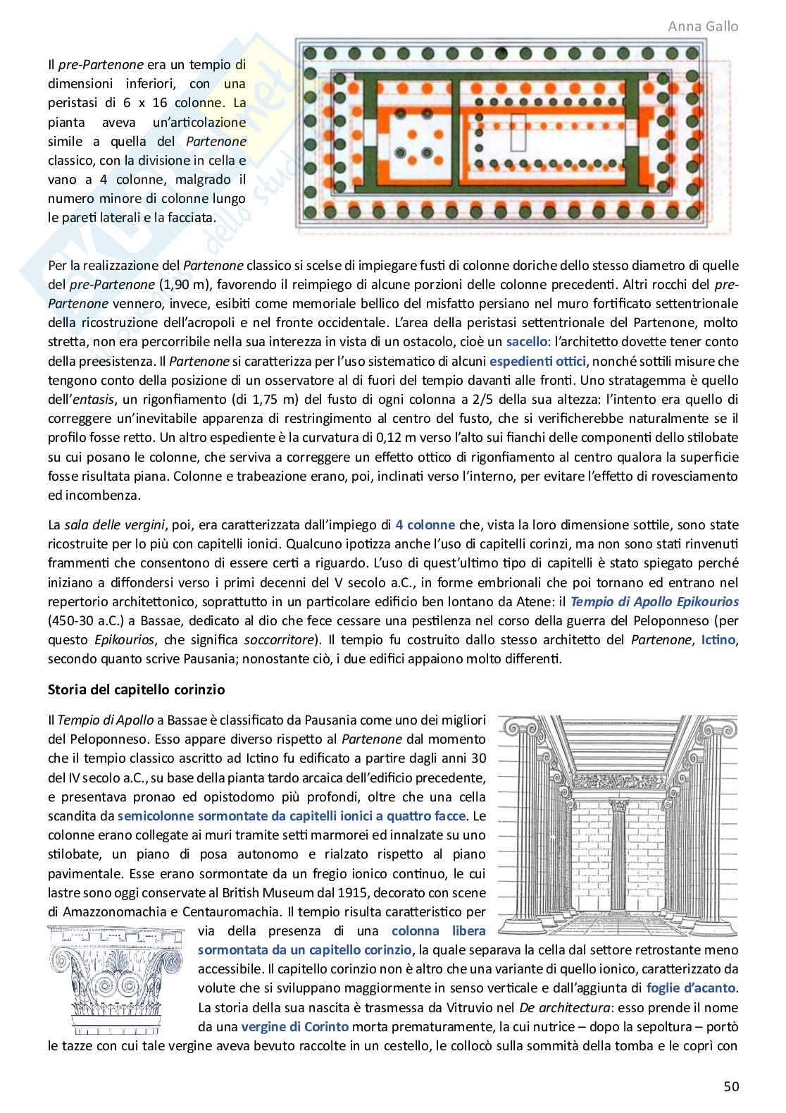 Appunti completi corso di Archeologia e storia dell'arte greca Pag. 51