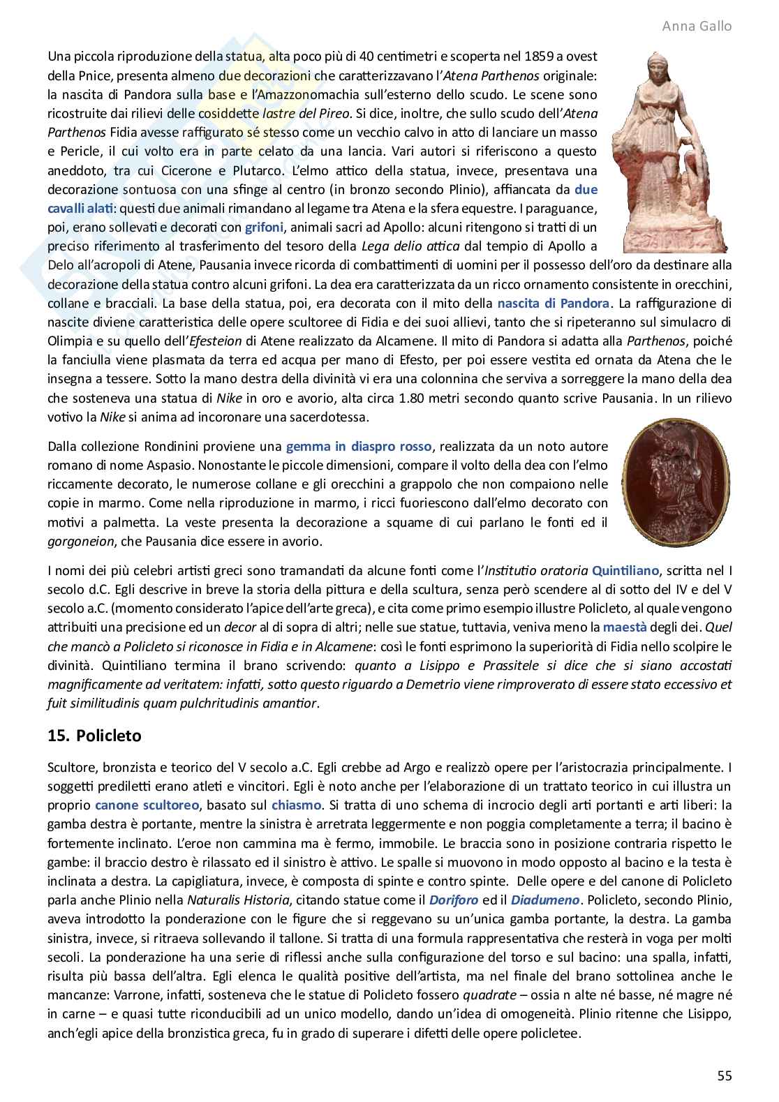 Appunti completi corso di Archeologia e storia dell'arte greca Pag. 56