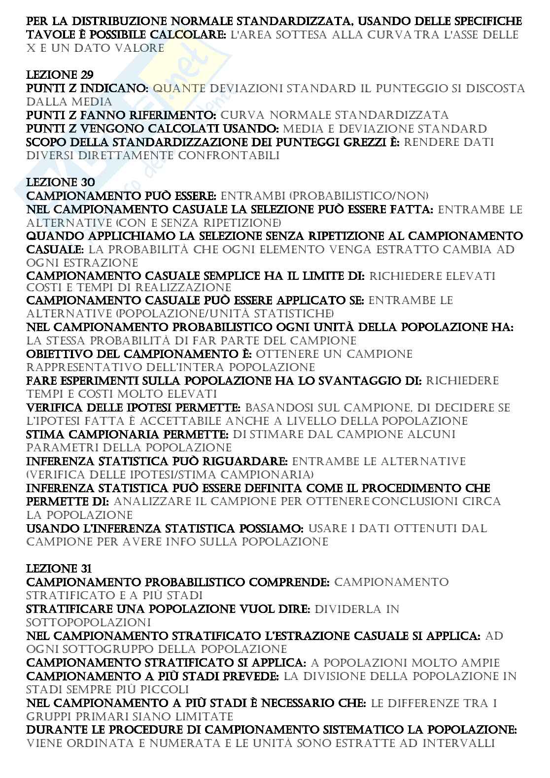 Risposte domande chiuse paniere psicometria aggiornate 2023 Pag. 11