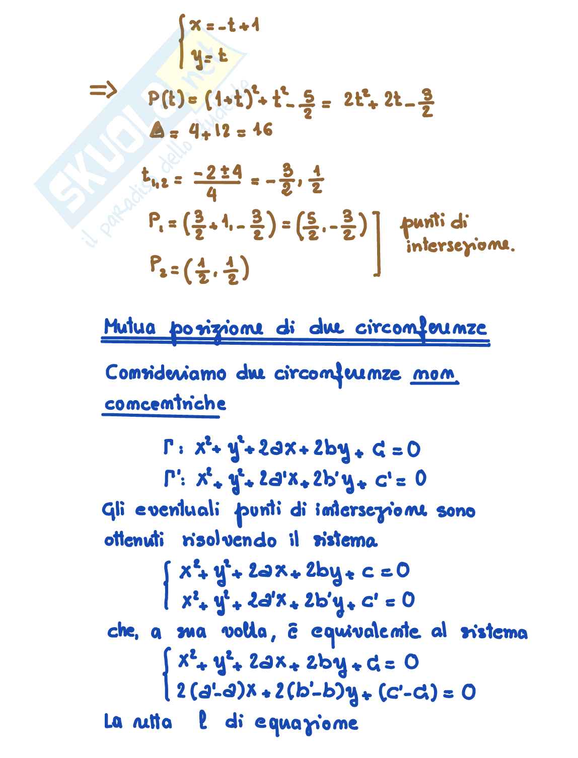 Appunti completi Geometria analitica Pag. 11