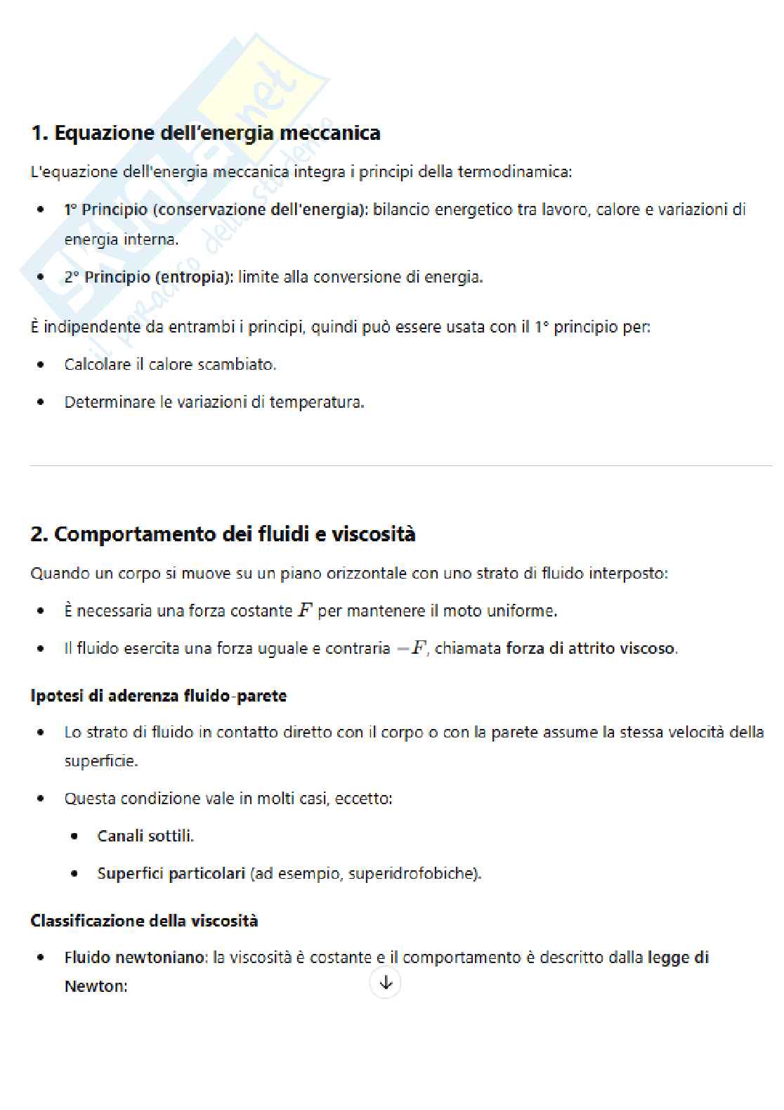 Argomenti Fisica tecnica Pag. 1