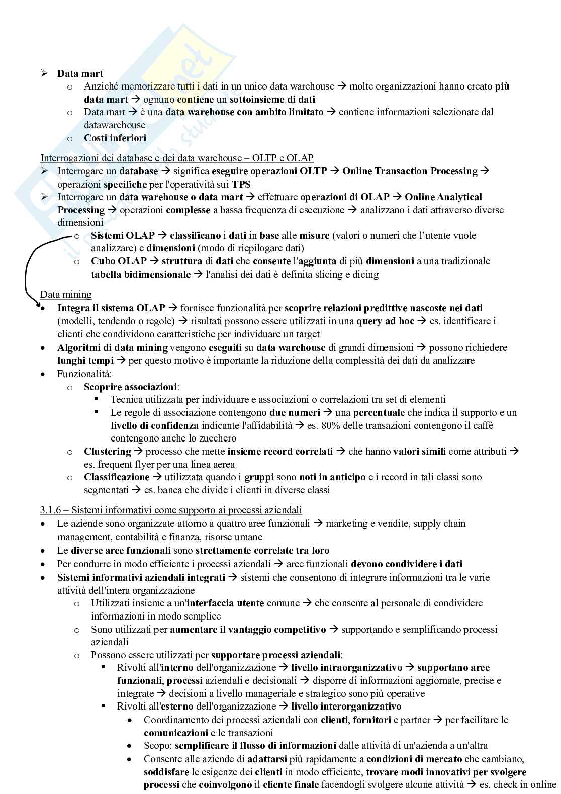Riassunto esame Informatica e sistemi informativi, Prof. Tornieri Francesco, libro consigliato Sistemi informativi e trend digitali, Joseph Valacich Pag. 16