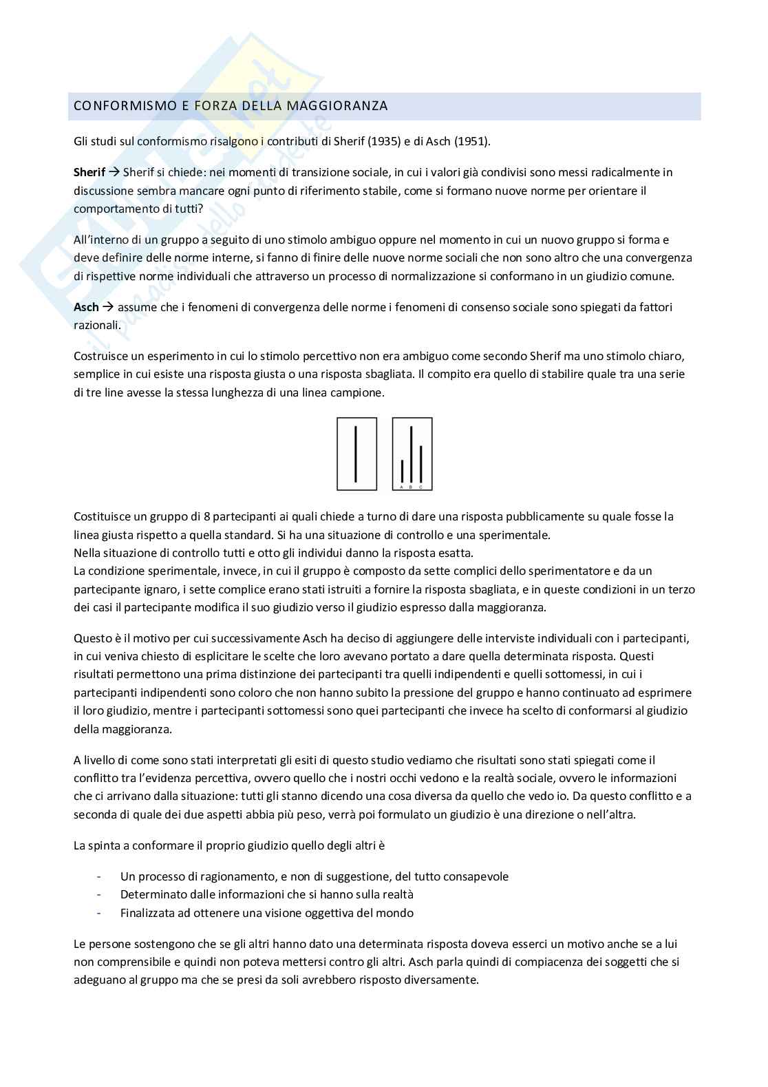 Appunti completi del corso di Psicologia sociale Pag. 66