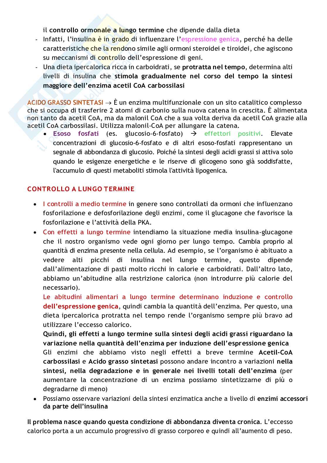 Biochimica delle malattie metaboliche Pag. 36