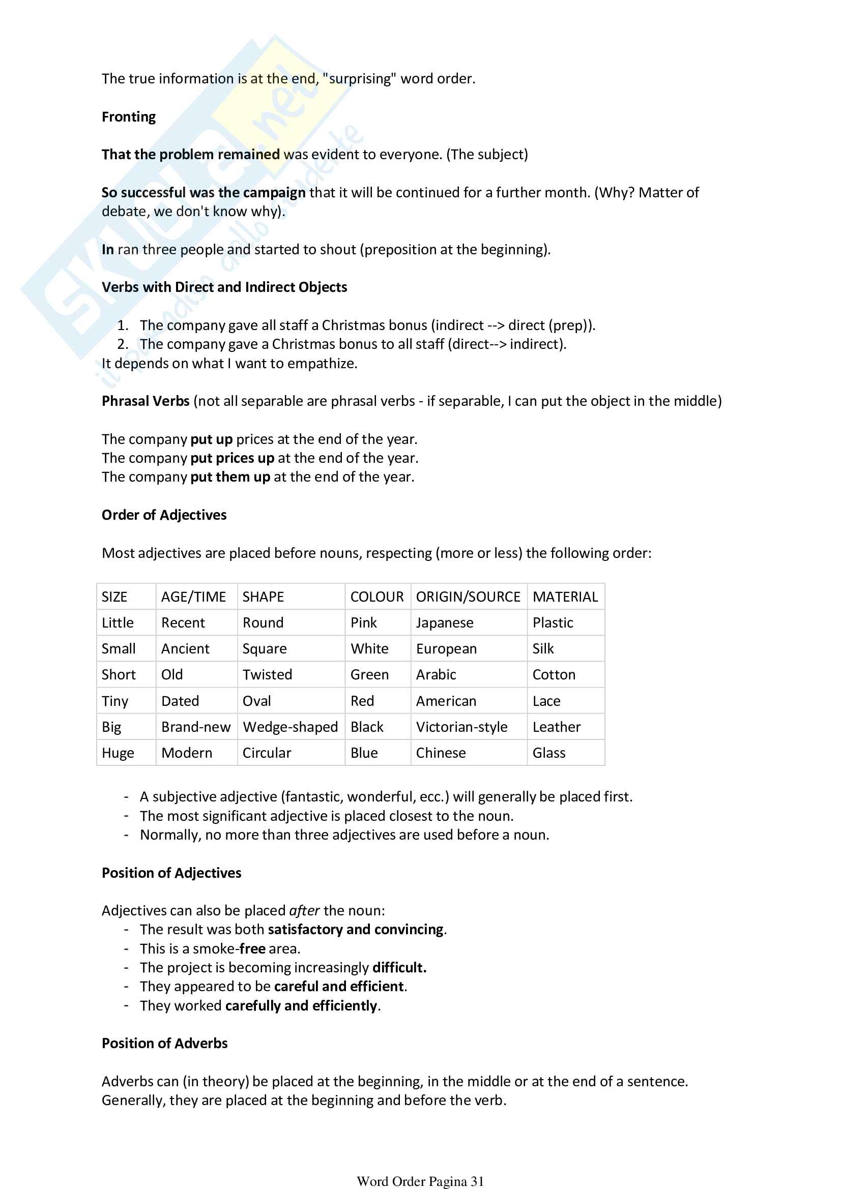 English Language Pag. 31