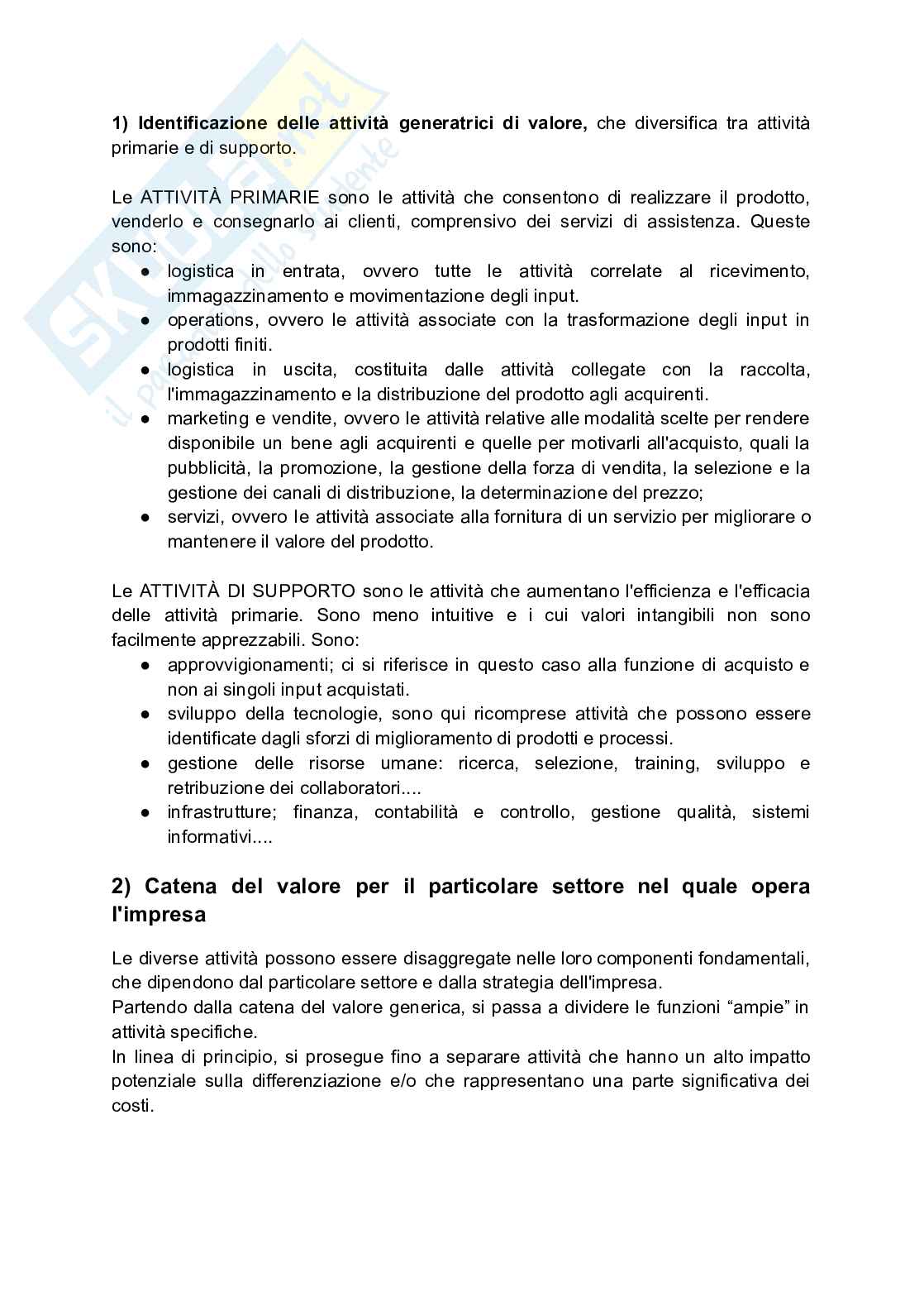 Appunti e schemi Gestione e Marketing delle aziende turistiche  Pag. 6