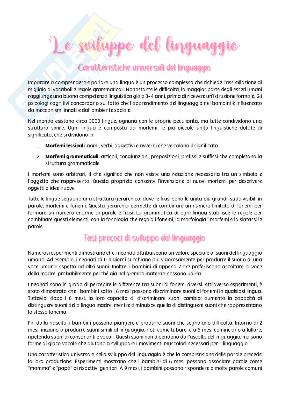 Psicologia dei processi - parte III Pag. 1