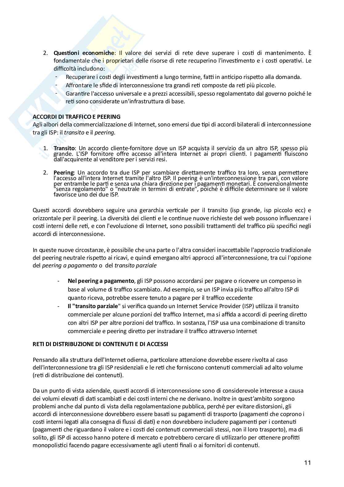 Economia di internet Pag. 11