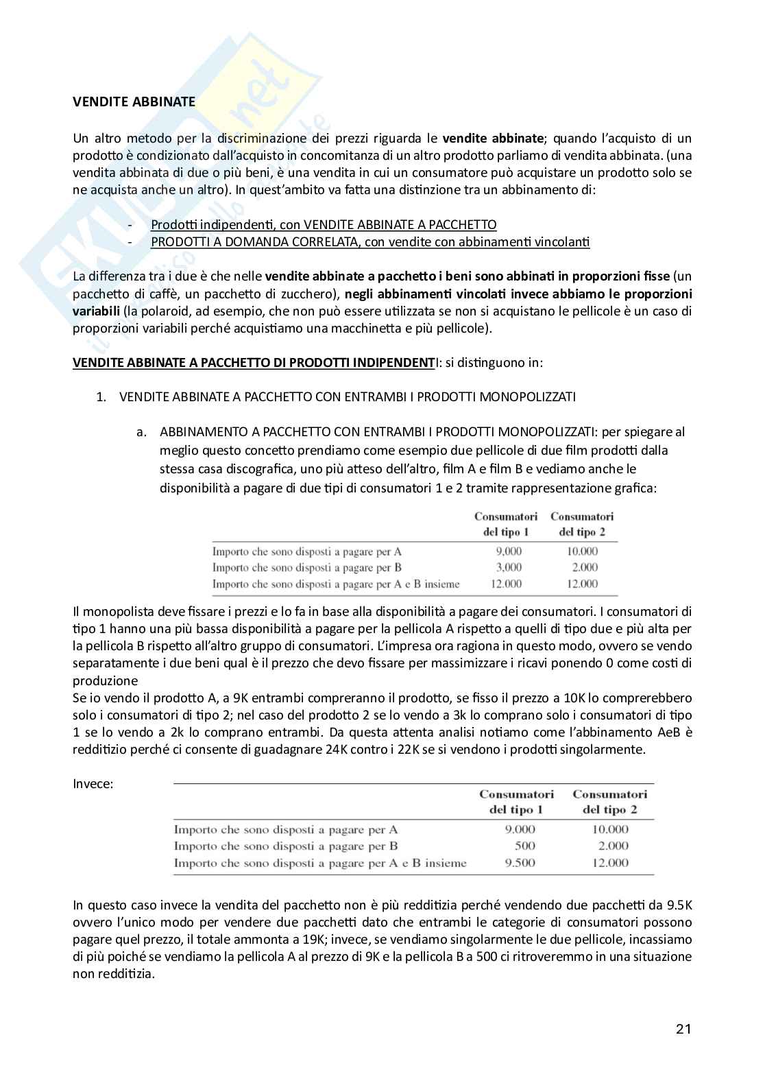 Economia di internet Pag. 21