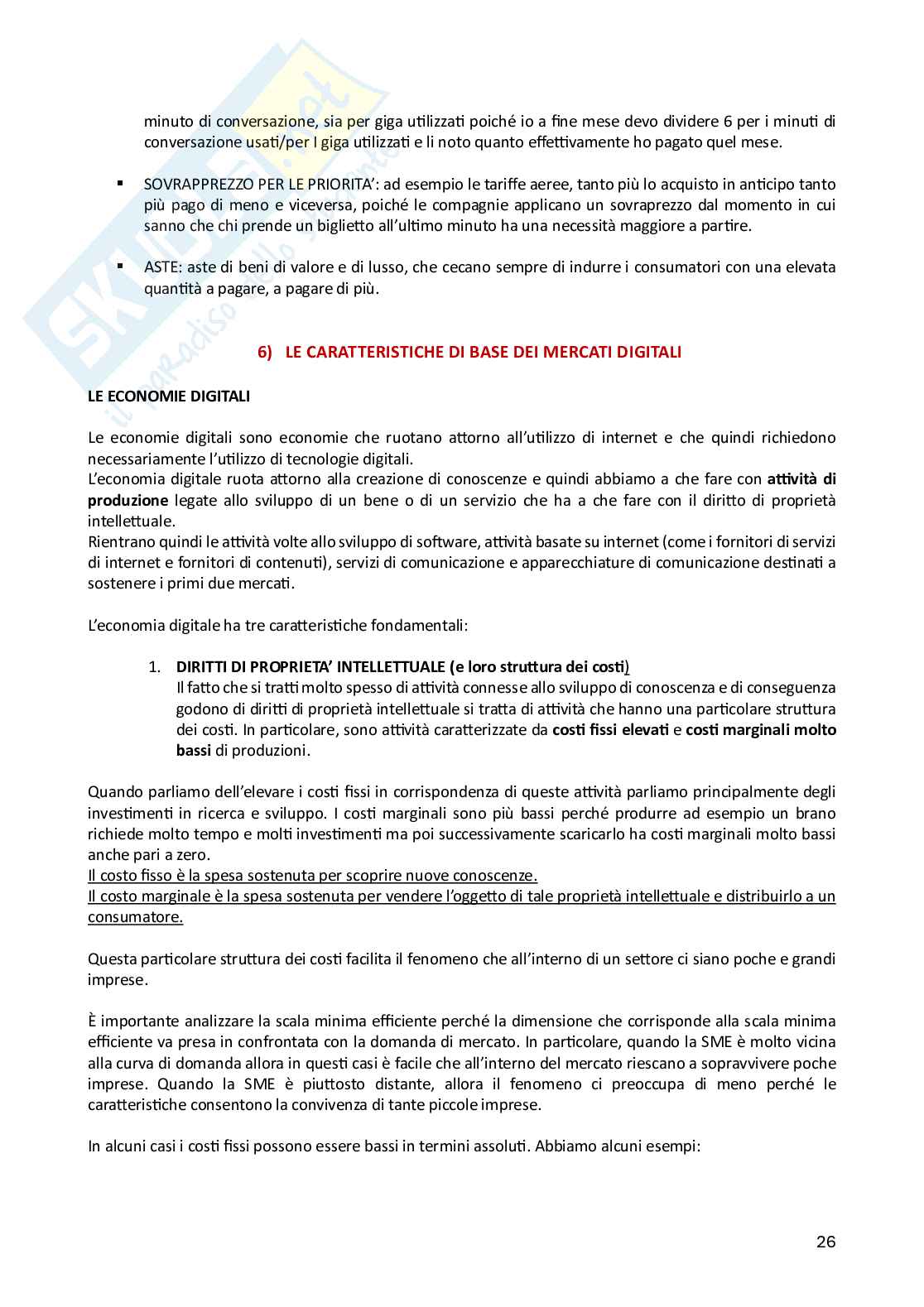 Economia di internet Pag. 26