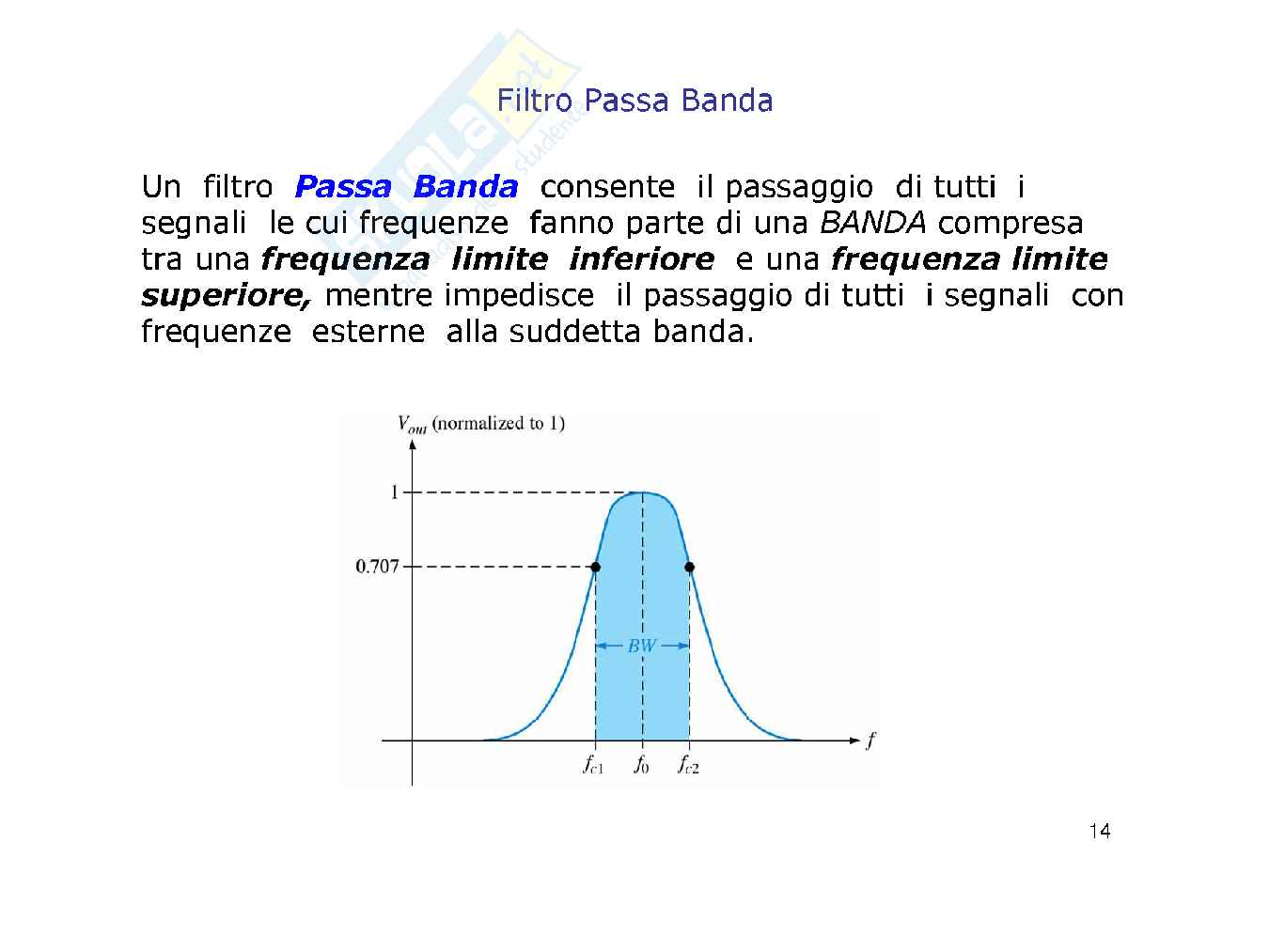 Filtri passivi e attivi primo e secondo ordine - Parte 3 Pag. 2
