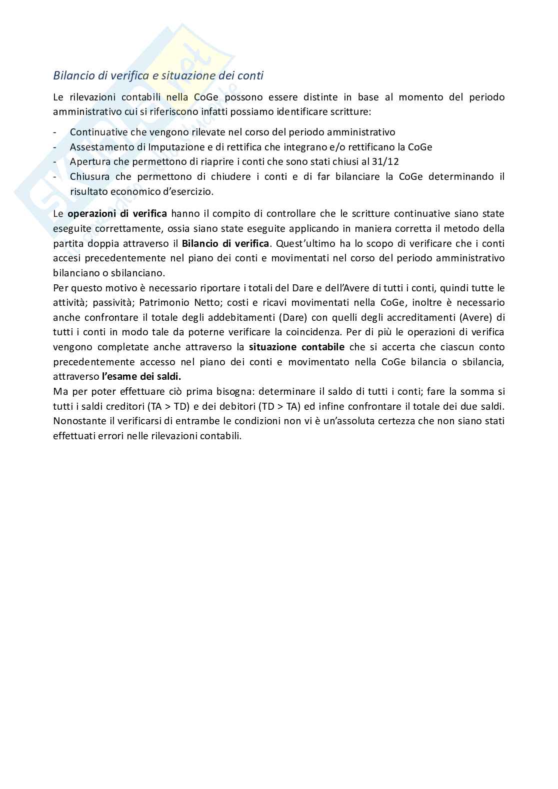 Contabilità e bilancio Pag. 1