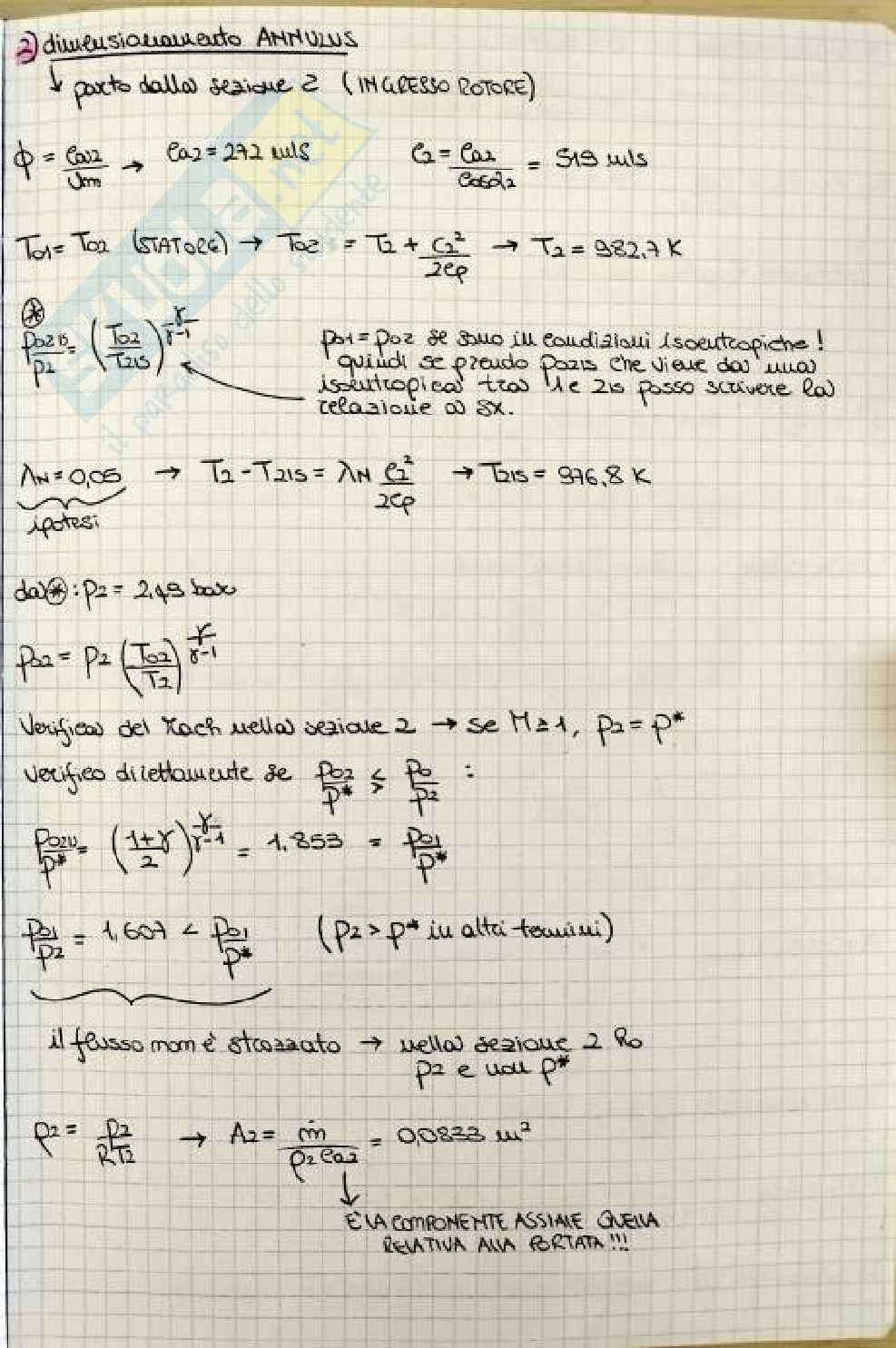 Riassunto esame Macchine a fluido, Prof. Cherubini Stefania, libro consigliato Fluid Mechanics, Cohen Pag. 106