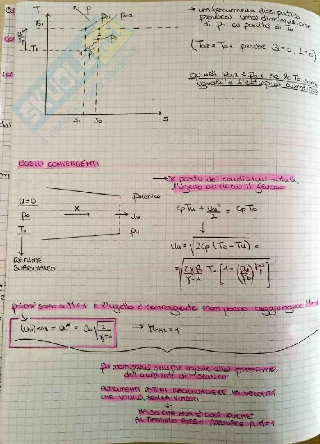 Riassunto esame Macchine a fluido, Prof. Cherubini Stefania, libro consigliato Fluid Mechanics, Cohen Pag. 26