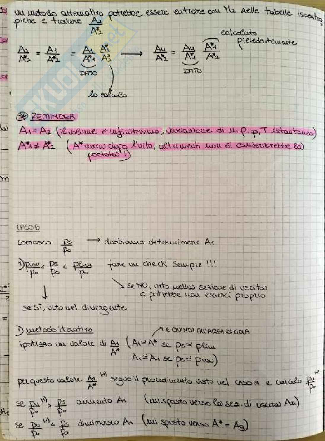 Riassunto esame Macchine a fluido, Prof. Cherubini Stefania, libro consigliato Fluid Mechanics, Cohen Pag. 36