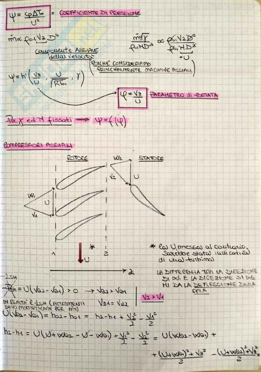 Riassunto esame Macchine a fluido, Prof. Cherubini Stefania, libro consigliato Fluid Mechanics, Cohen Pag. 51