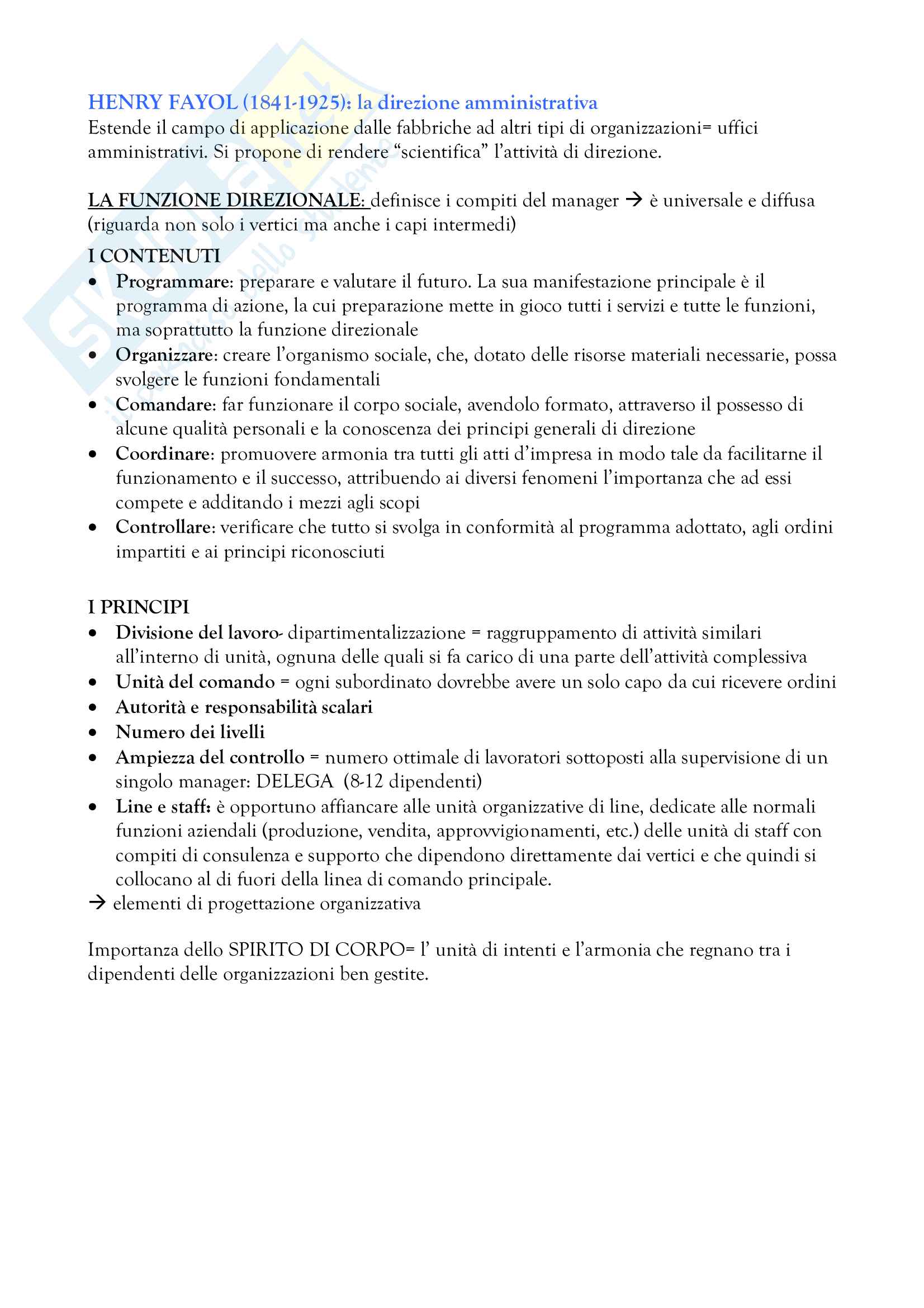 Appunti completi Organizzazione aziendale Pag. 6
