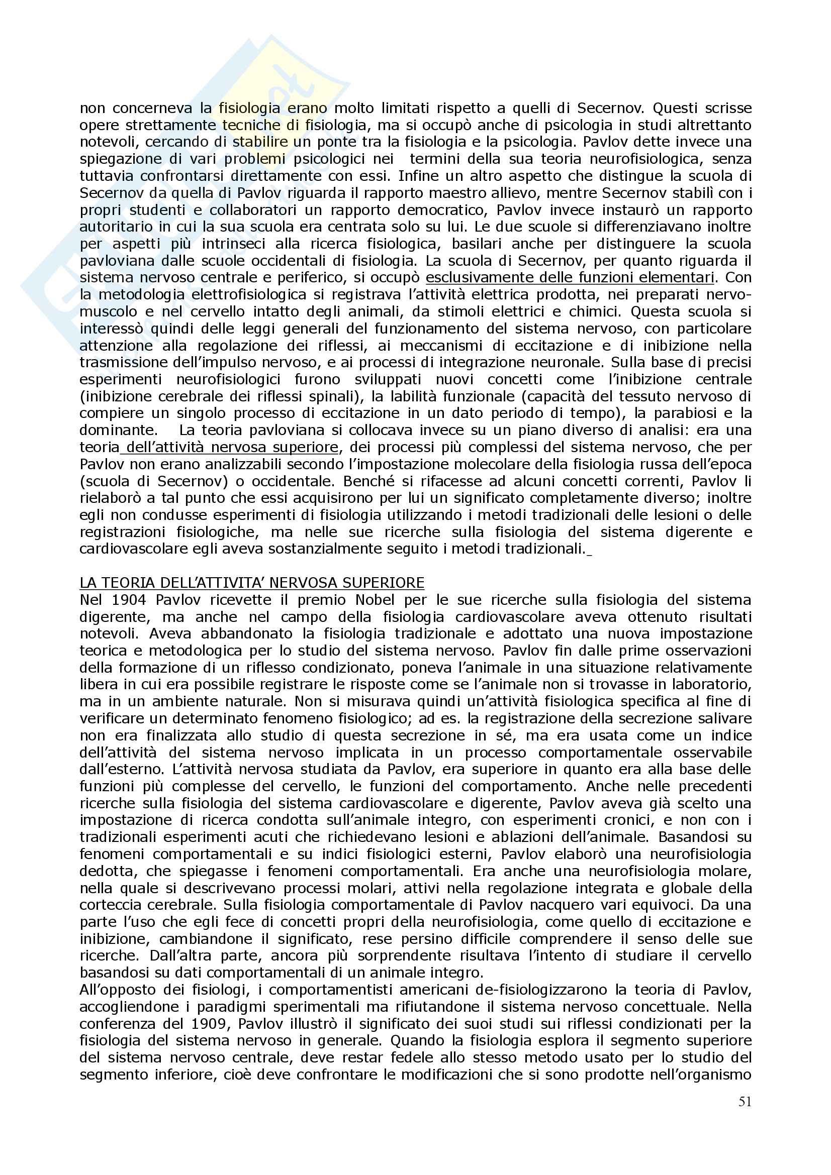 Fondamenti di psicologia generale – Storia della psicologia Pag. 51
