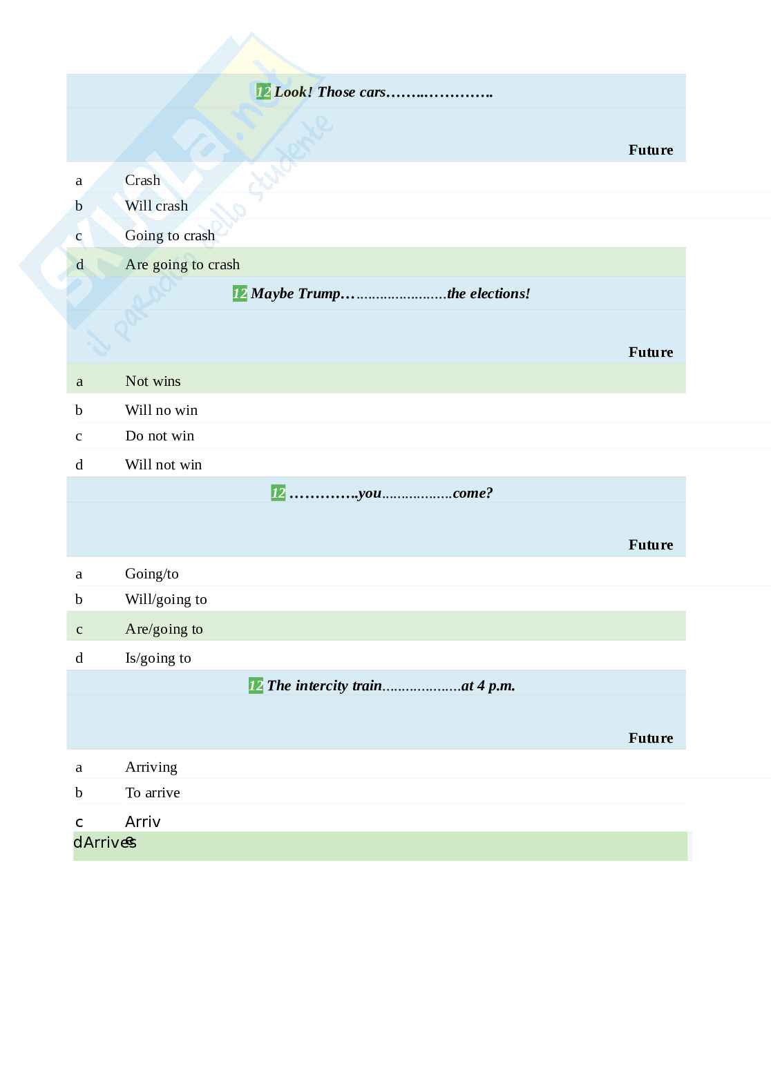 Paniere Lingua inglese aggiornato e completo con extra Pag. 46