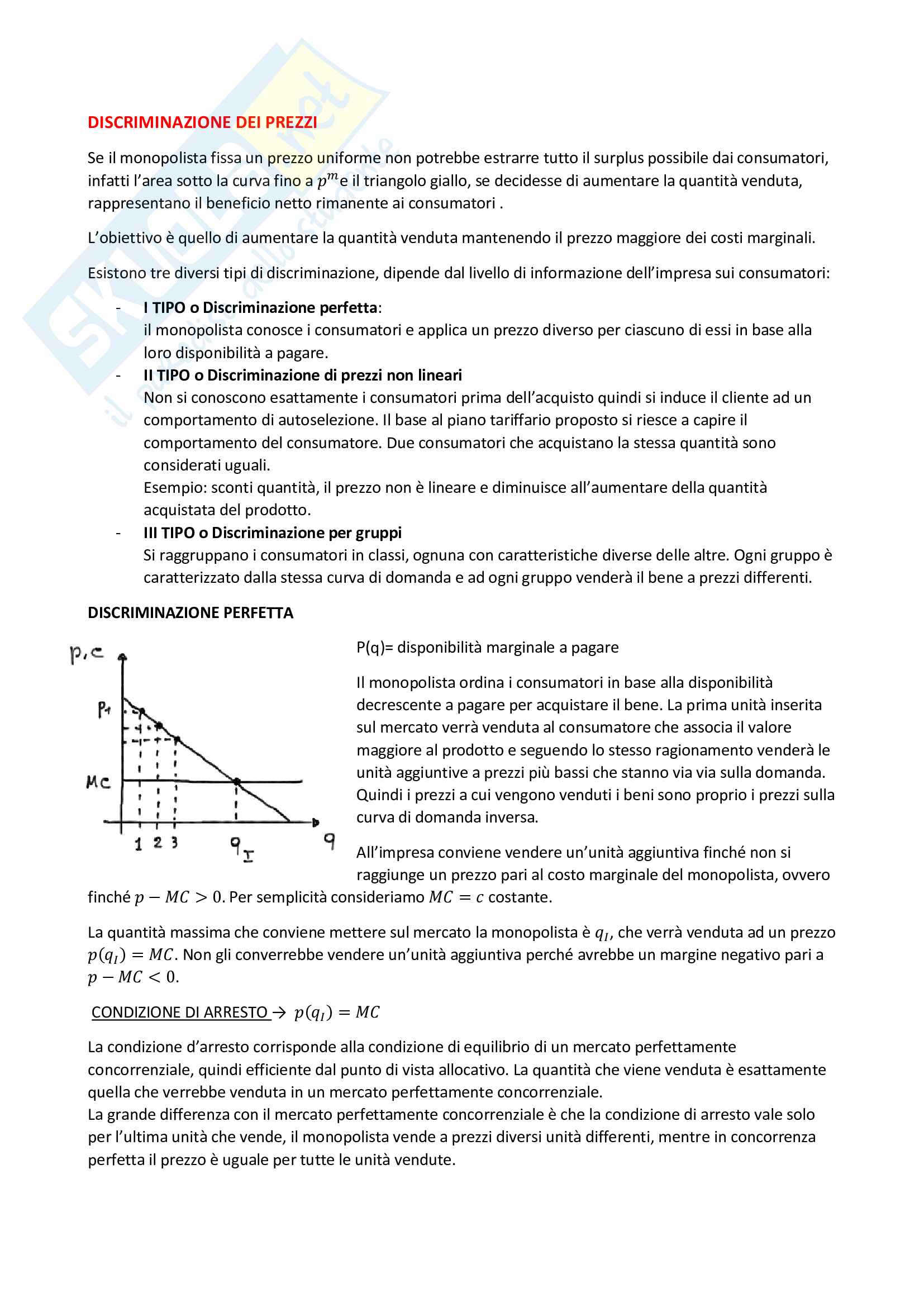 Appunti delle lezioni di Economia dei sistemi industriali (Prof. Reverberi) Pag. 21