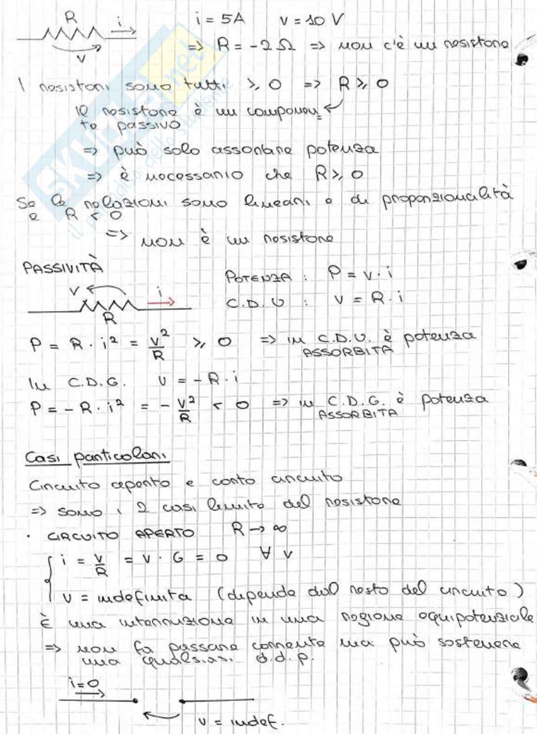 Teoria Primo parziale Elettrotecnica Pag. 11