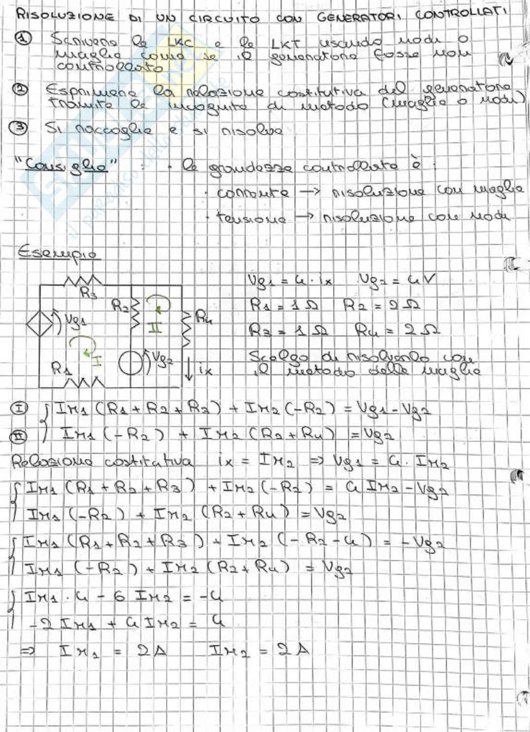 Teoria Primo parziale Elettrotecnica Pag. 71