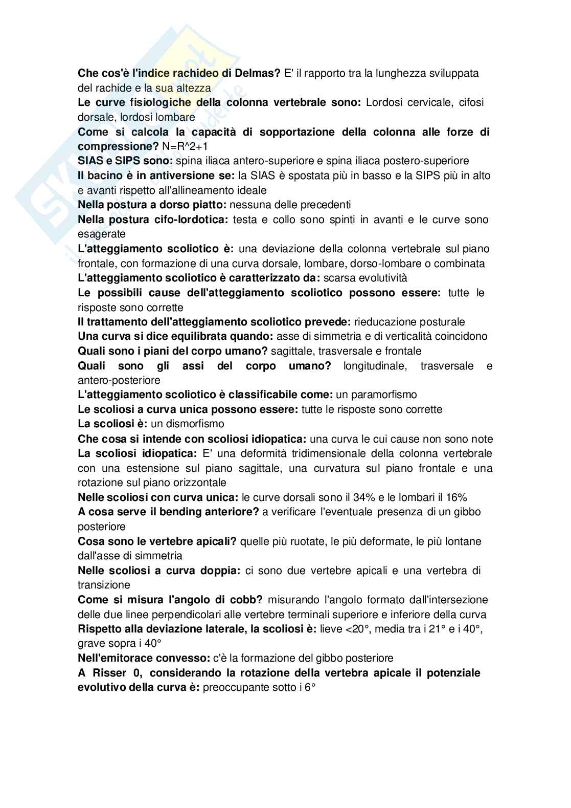 Risposte domande chiuse Attività motorie e preventive e adattive aggiornate 2025  Pag. 11