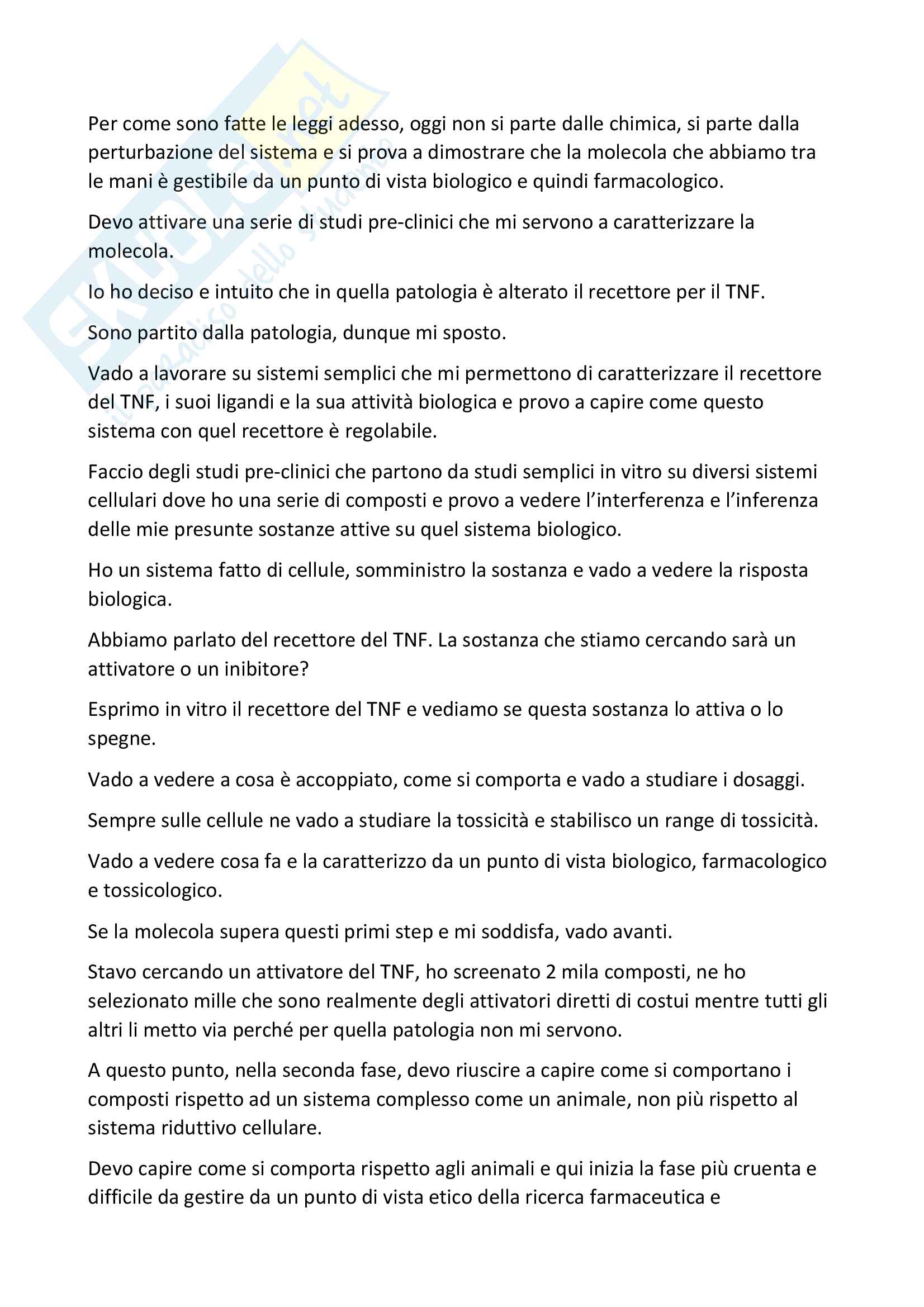Farmacologia cellulare e molecolare Pag. 36