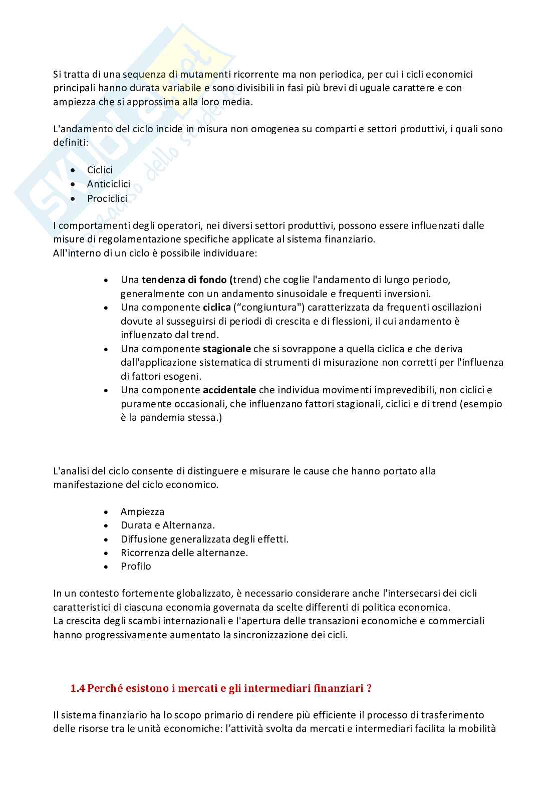 Economia degli intermediari finanziari Pag. 6
