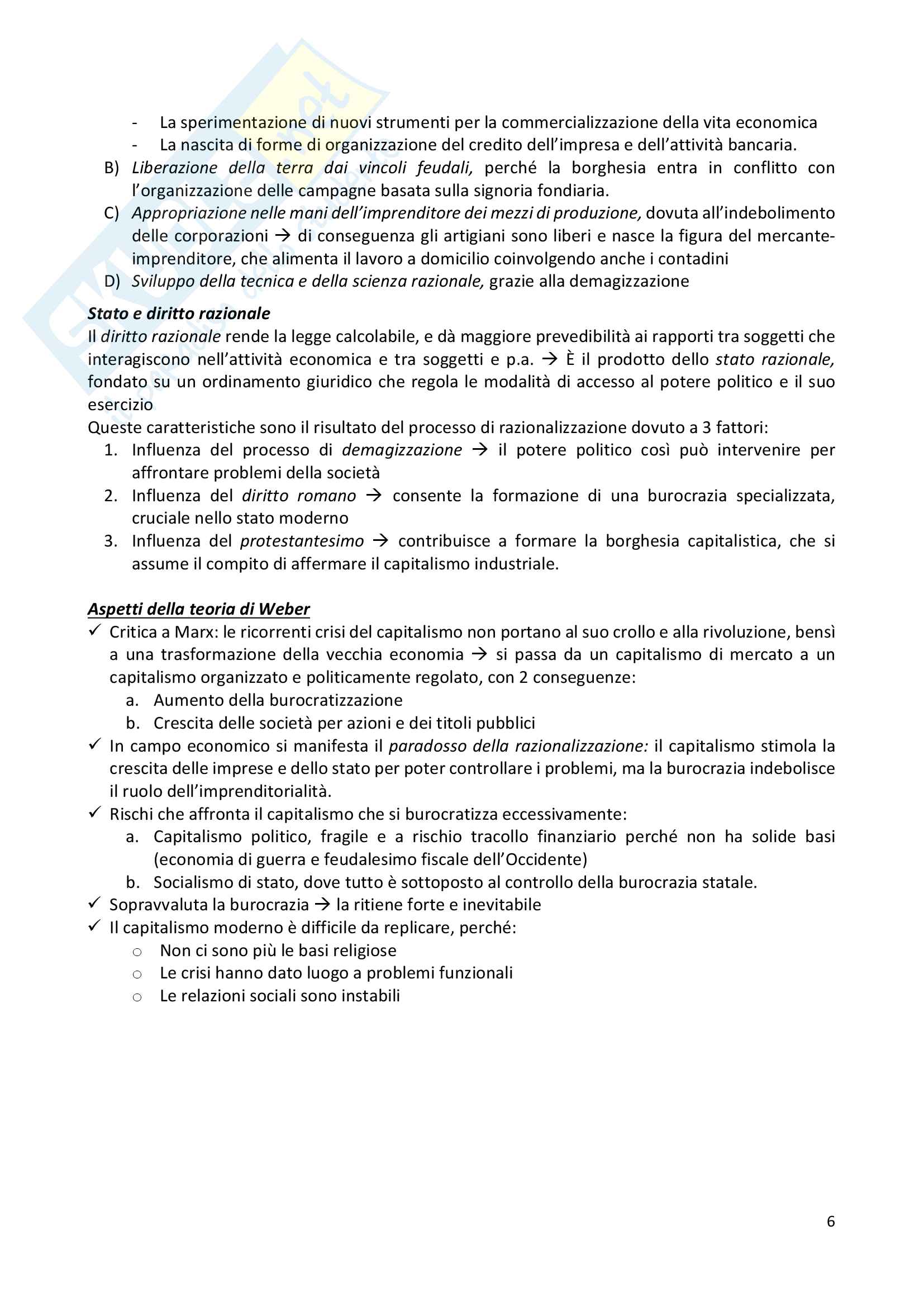 Appunti sociologia Economica (parte 1) Pag. 6