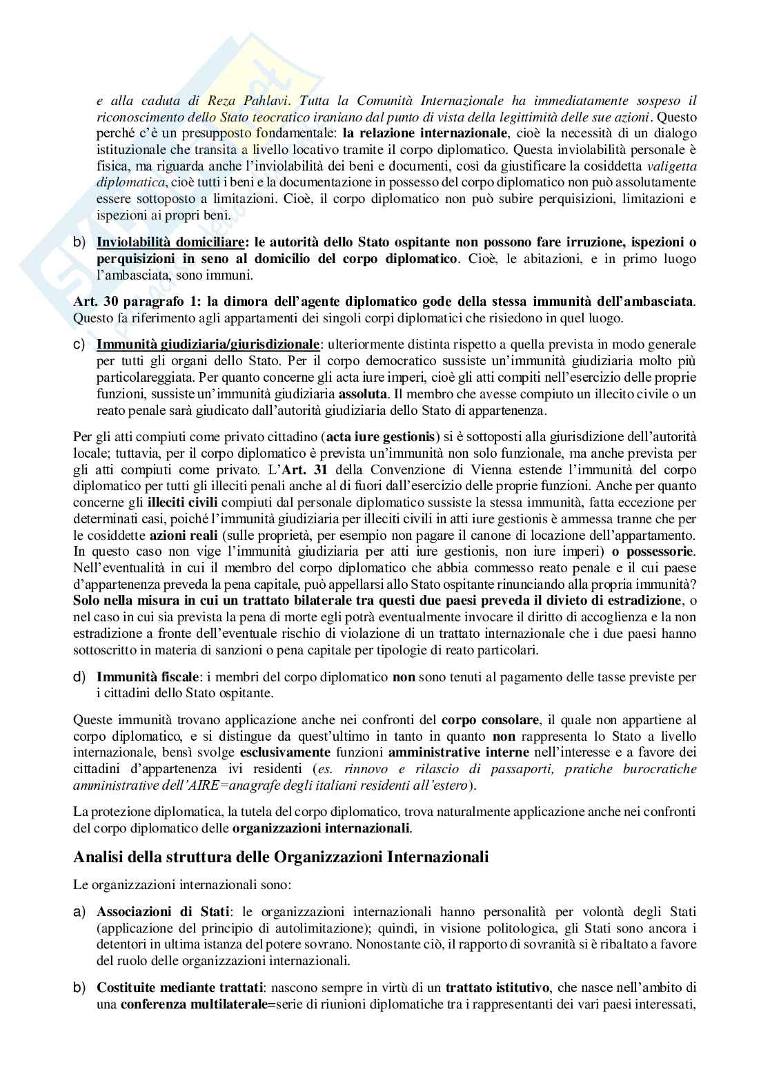 Appunti interamente sostitutivi di Regimi internazionali Pag. 11
