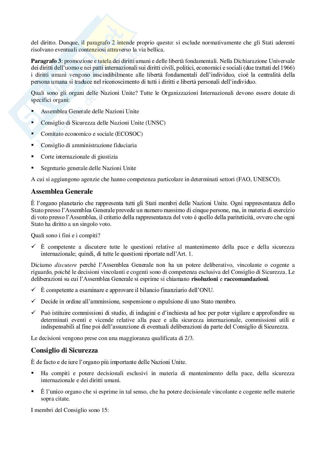 Appunti interamente sostitutivi di Regimi internazionali Pag. 16