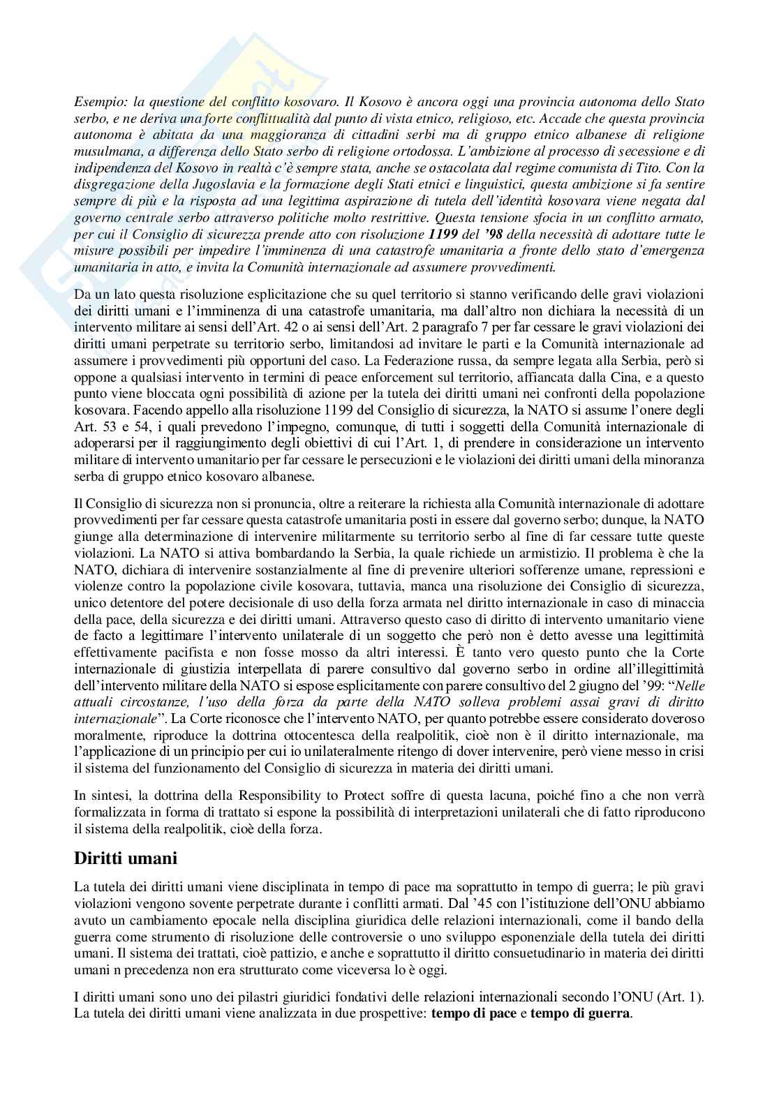 Appunti interamente sostitutivi di Regimi internazionali Pag. 41