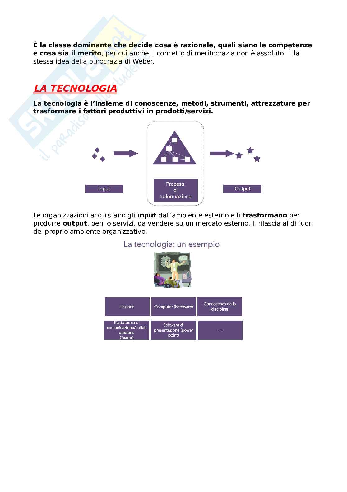 Appunti Organizzazione aziendale Pag. 66