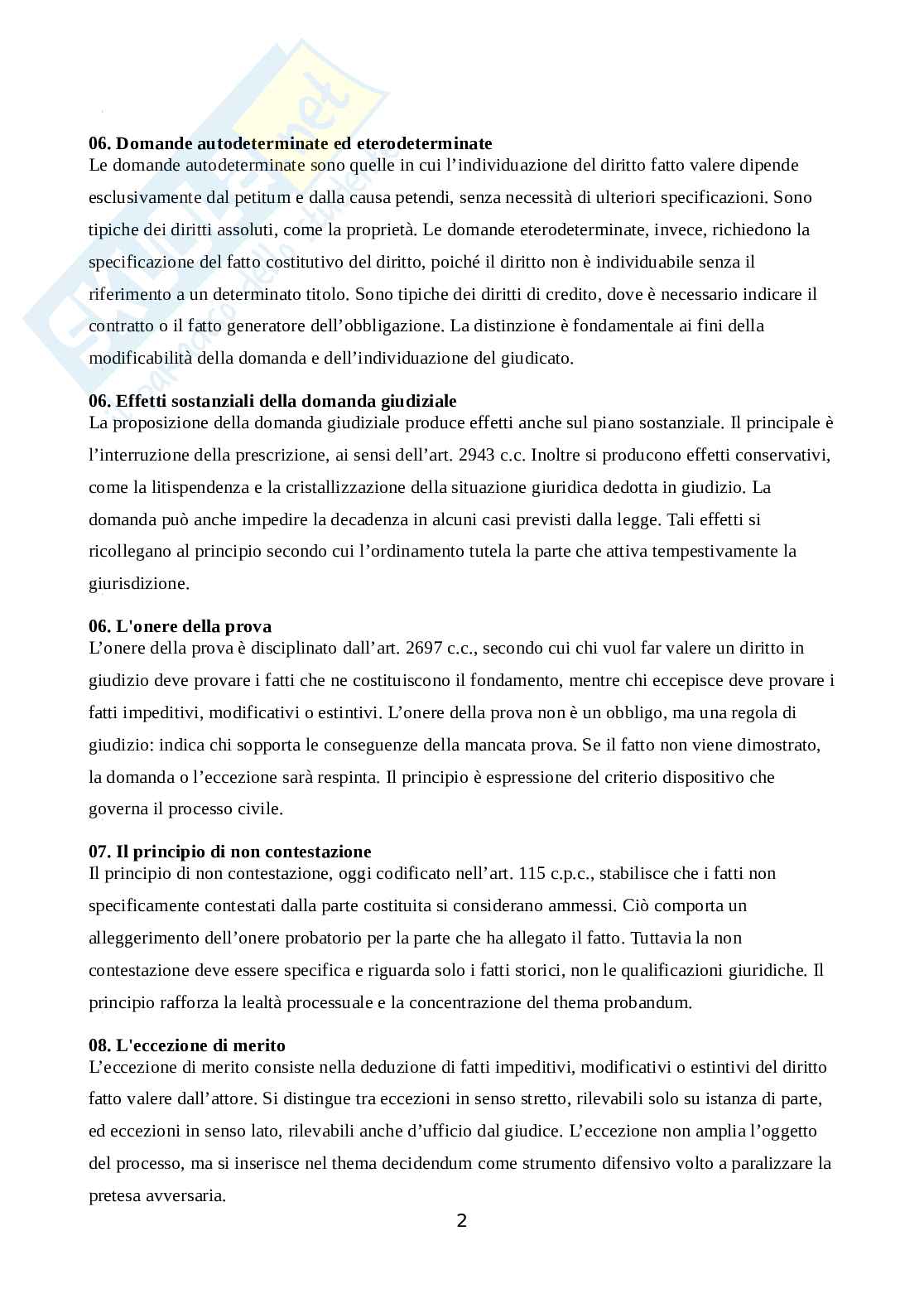 Diritto processuale civile Pag. 2