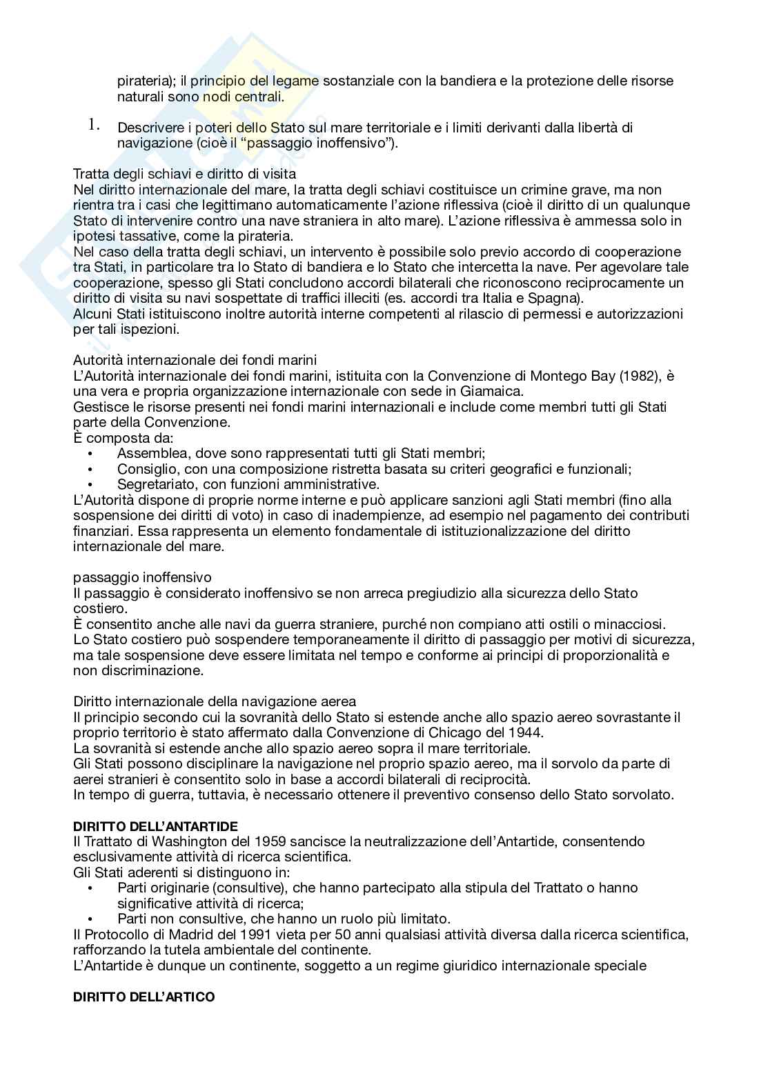 Riassunto esame Diritto internazionale, Prof. Manca Luigino, libro consigliato Corso di diritto internazionale, Marchisio Pag. 26