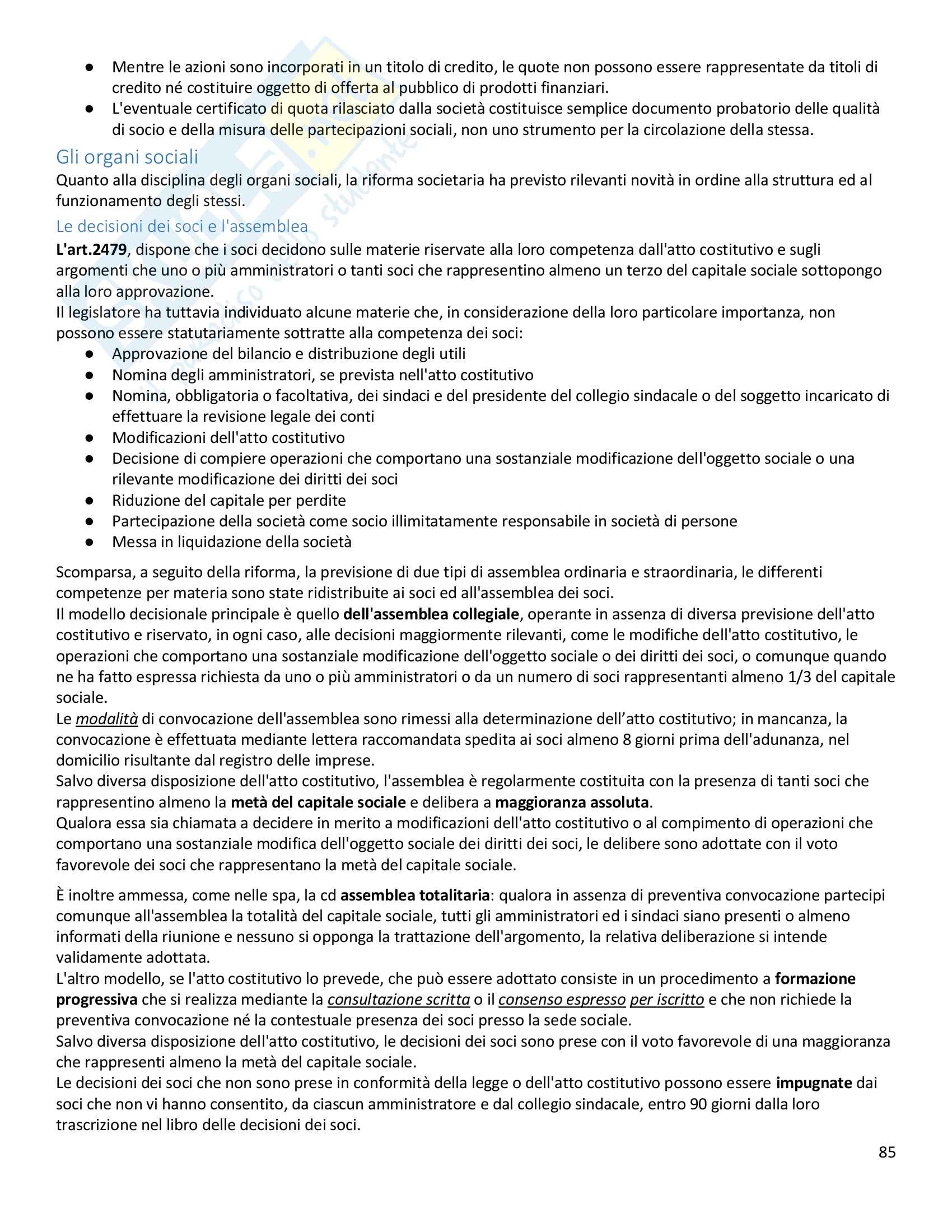 Diritto commerciale Pag. 86