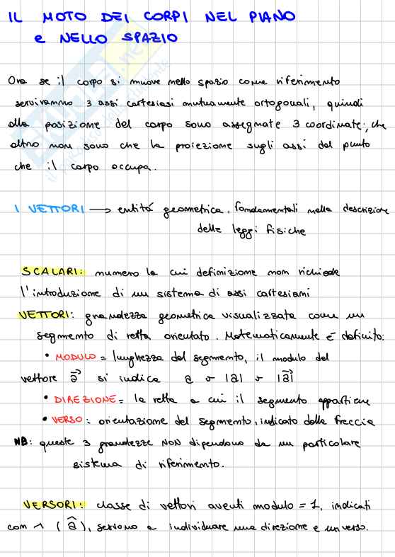 Riassunto esame Fisica, Prof. Voena Cecilia, libro consigliato Fisica, Luci Ferrari  Pag. 21