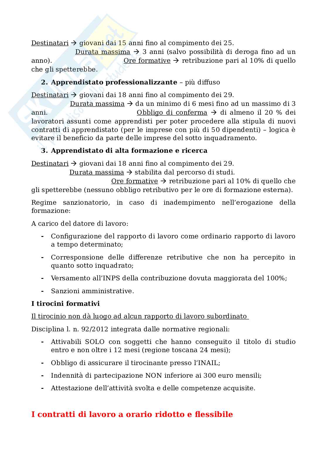 Diritto del lavoro Pag. 11
