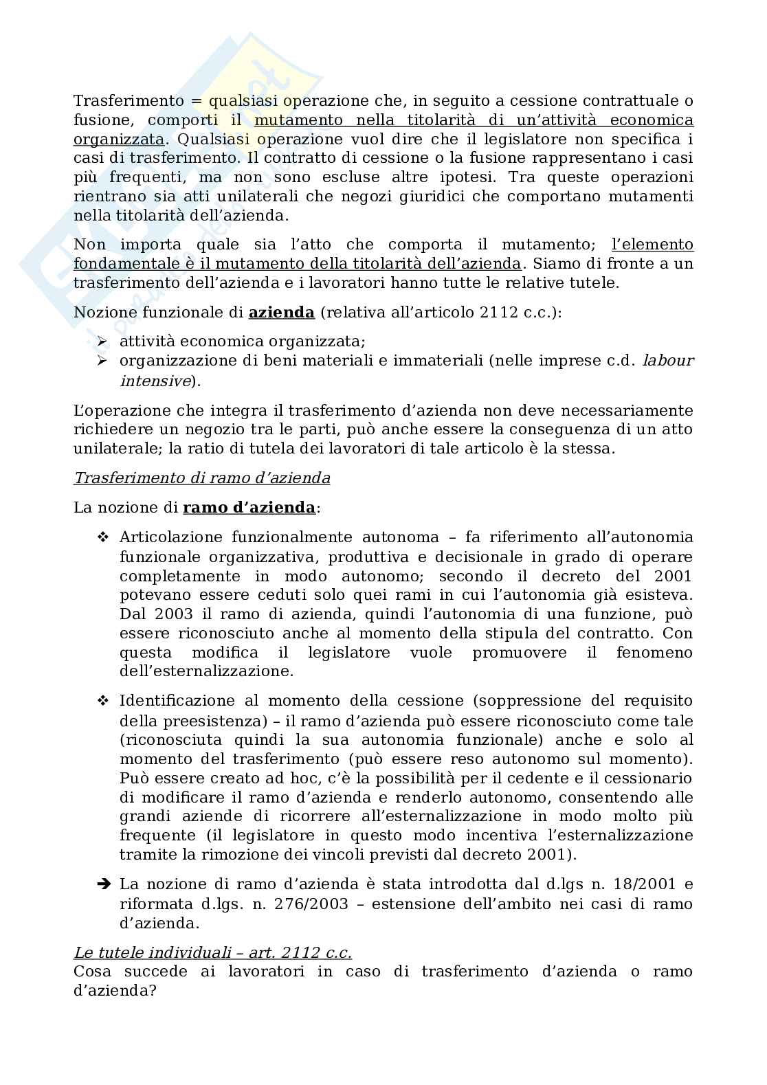 Diritto del lavoro Pag. 26