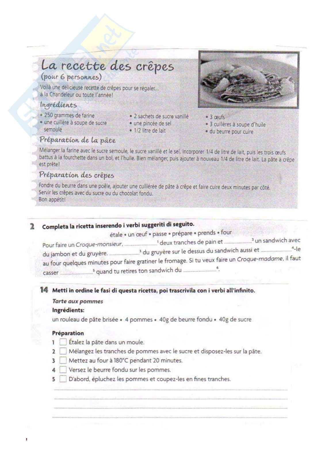 Esempio UDA aa 25 aa 22 francese lezione simulata per la scuola secondaria di primo grado e concorsi pubblici dal titolo Chef pour un jour Pag. 21