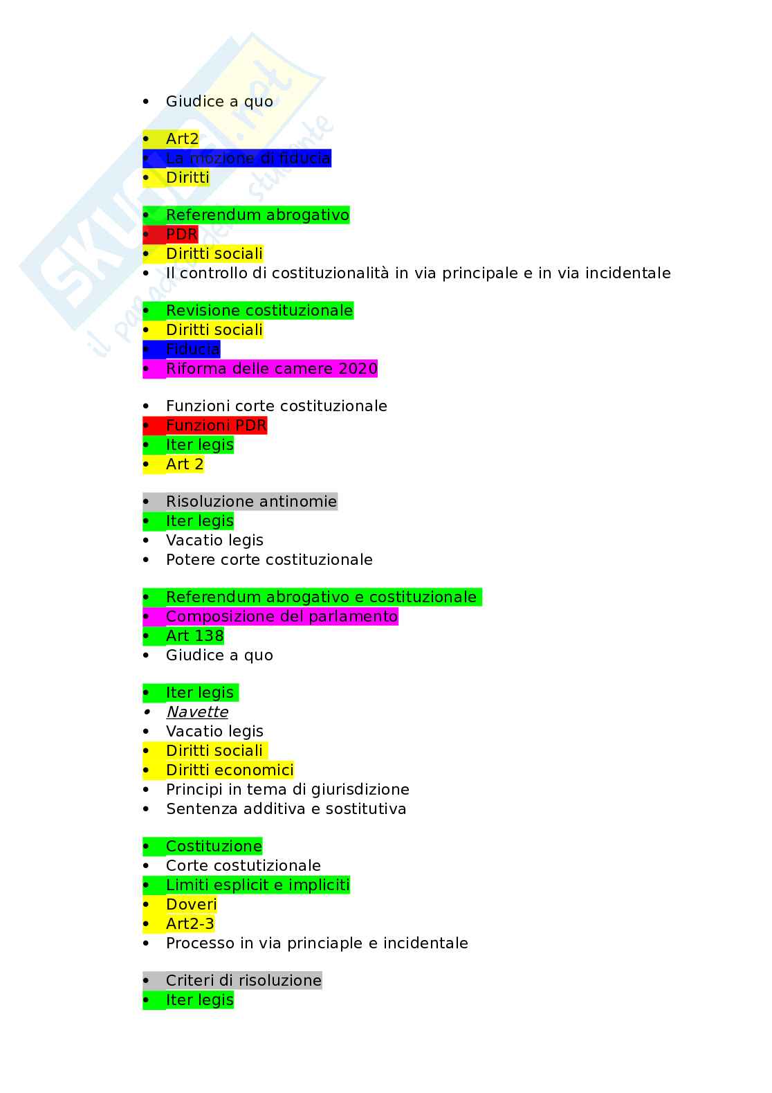 Domande Diritto pubblico Pag. 6