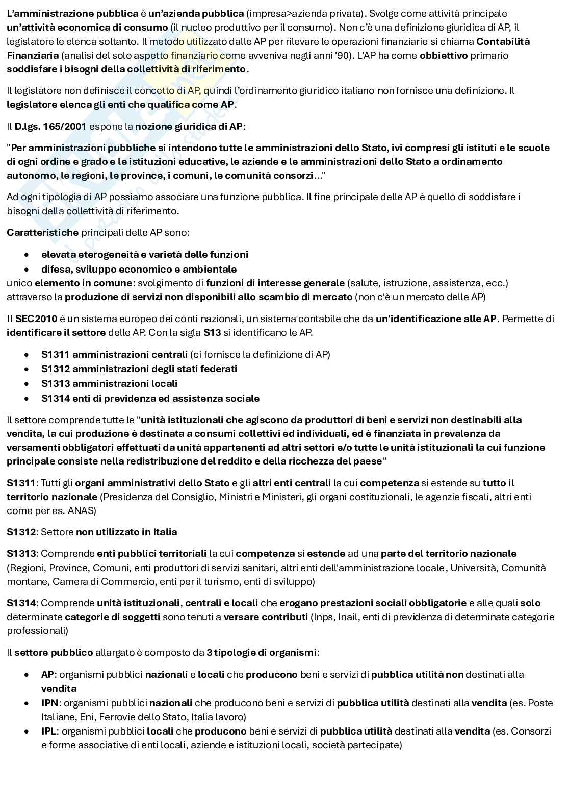 Amministrazione pubblica Pag. 1