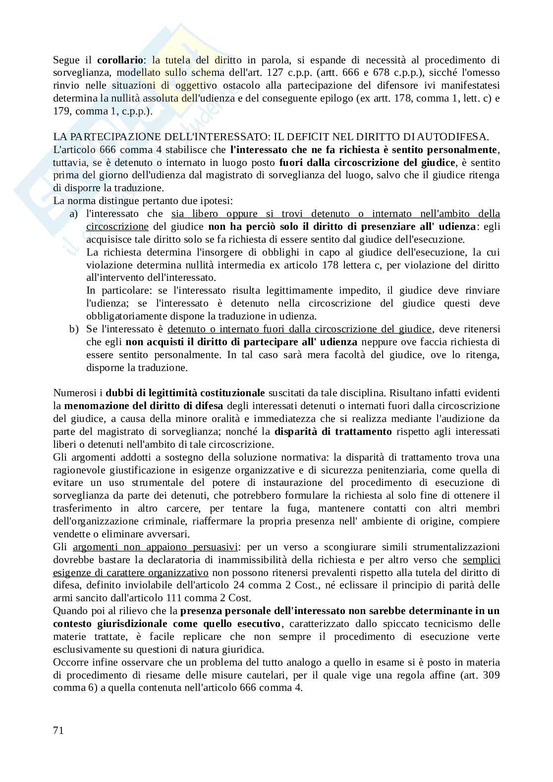 Diritto dell'esecuzione penale Pag. 71