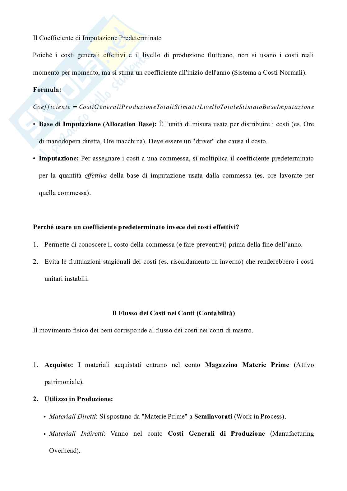 Riassunto esame Gestione aziendale, Prof. Nonino Fabio, libro consigliato Programmazione e controllo, Garrison, Noreen, Brewer, Agliati, Cinquini Pag. 11