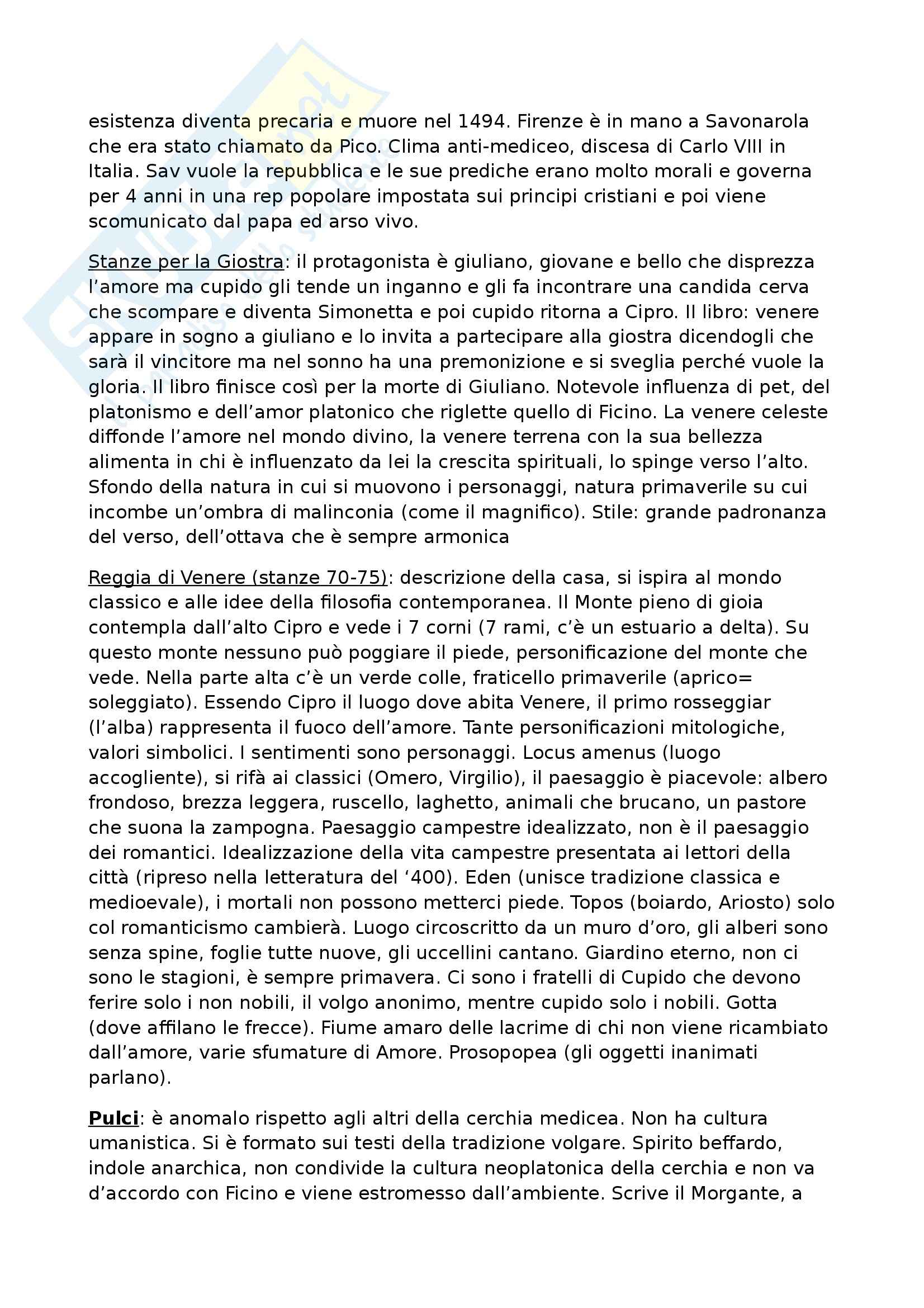 Letteratura Italiana - Appunti Pag. 36