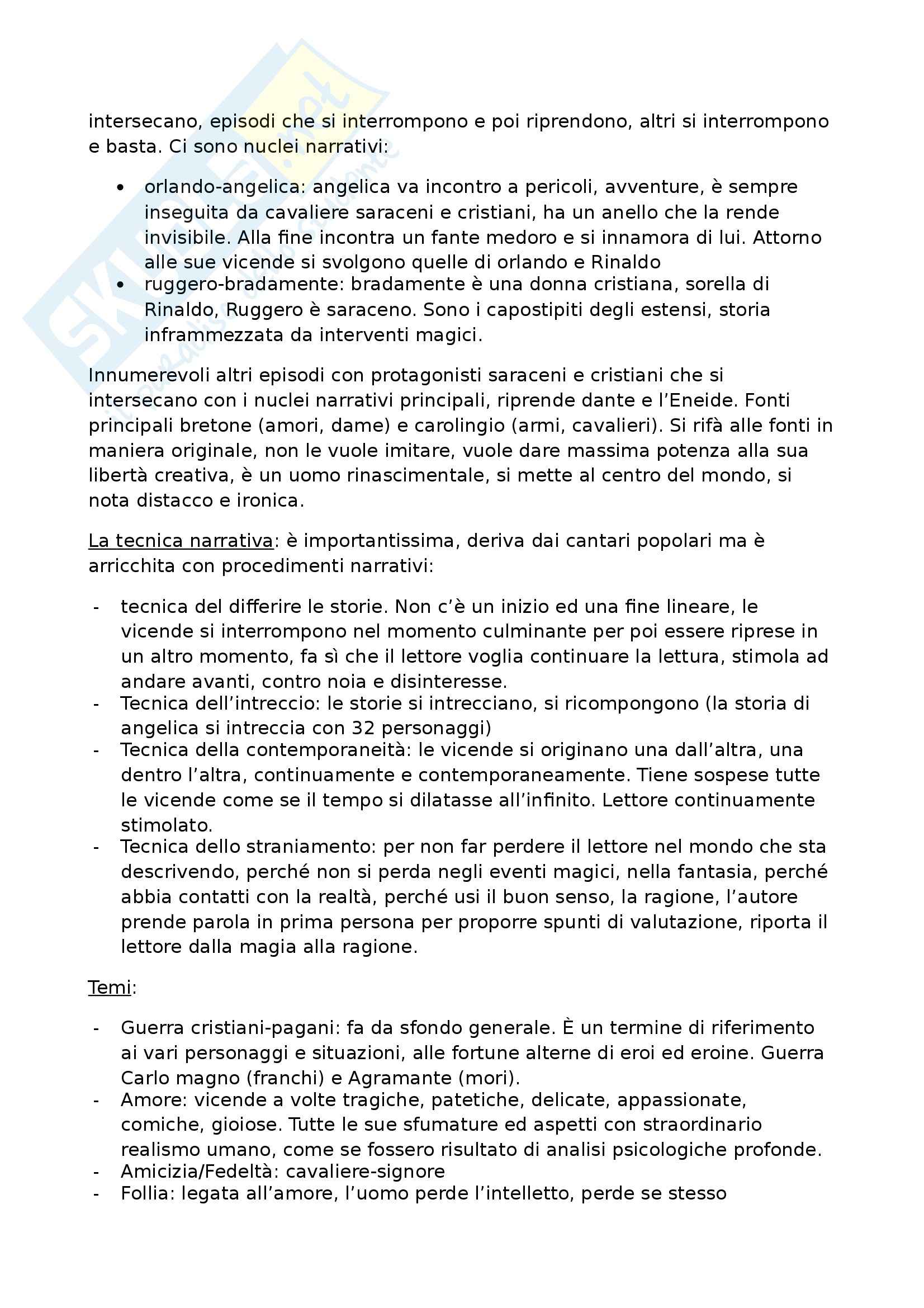 Letteratura Italiana - Appunti Pag. 41
