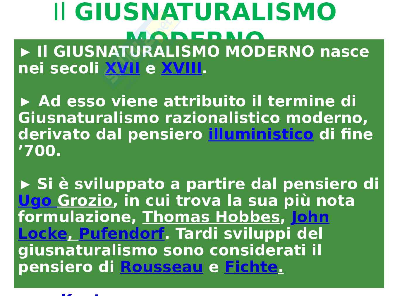 Slide per esame di Filosofia del diritto sul Giusnaturalismo Pag. 26