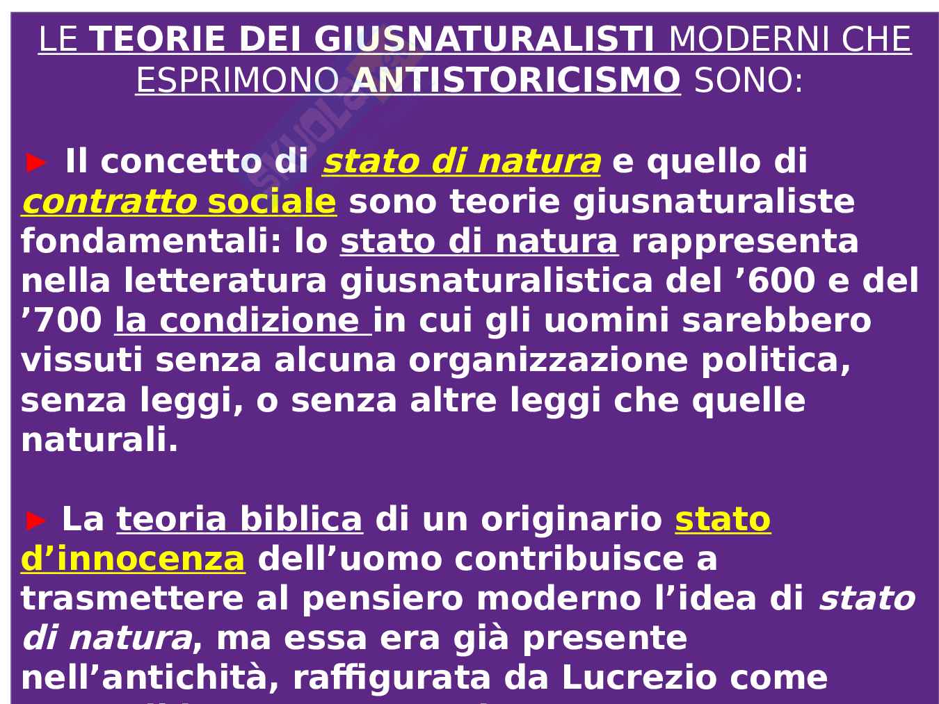 Slide per esame di Filosofia del diritto sul Giusnaturalismo Pag. 76